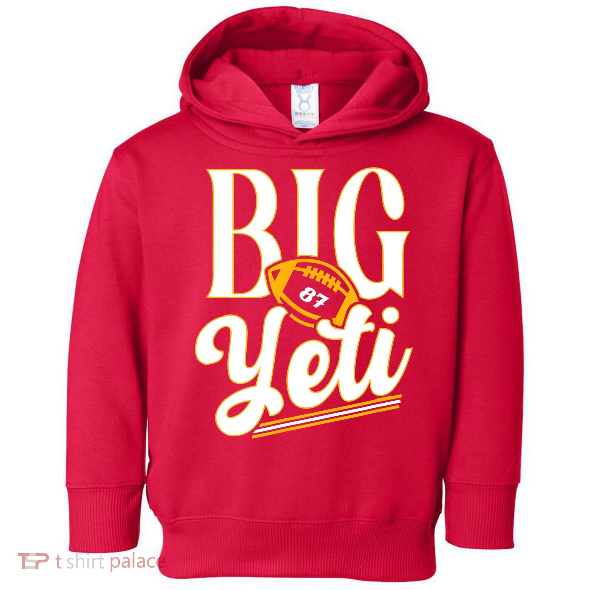 Big Yeti 87 Number Toddler Hoodie