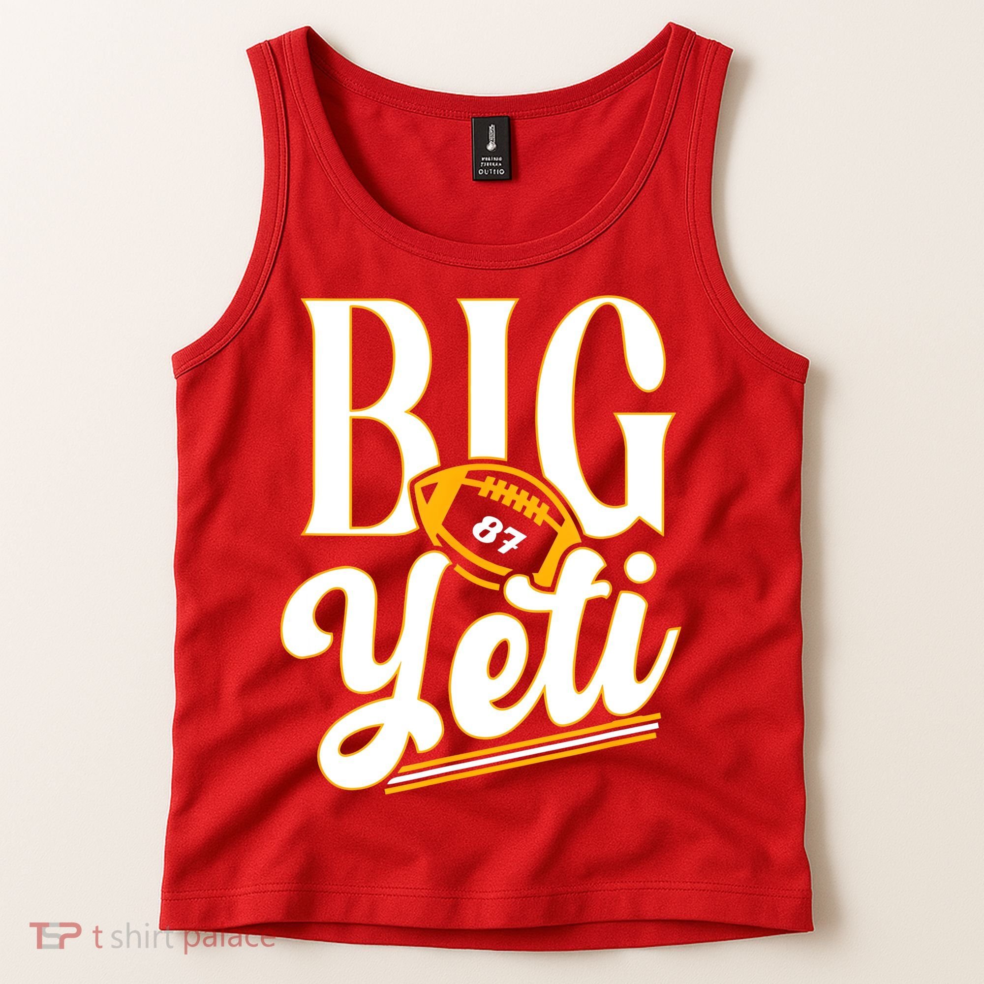 Big Yeti 87 Number Tank Top