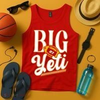 Big Yeti 87 Number Tank Top thumb 4