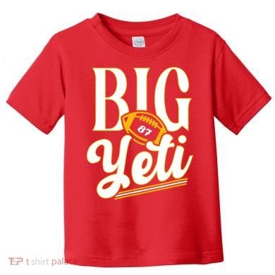Big Yeti 87 Number Toddler T-Shirt
