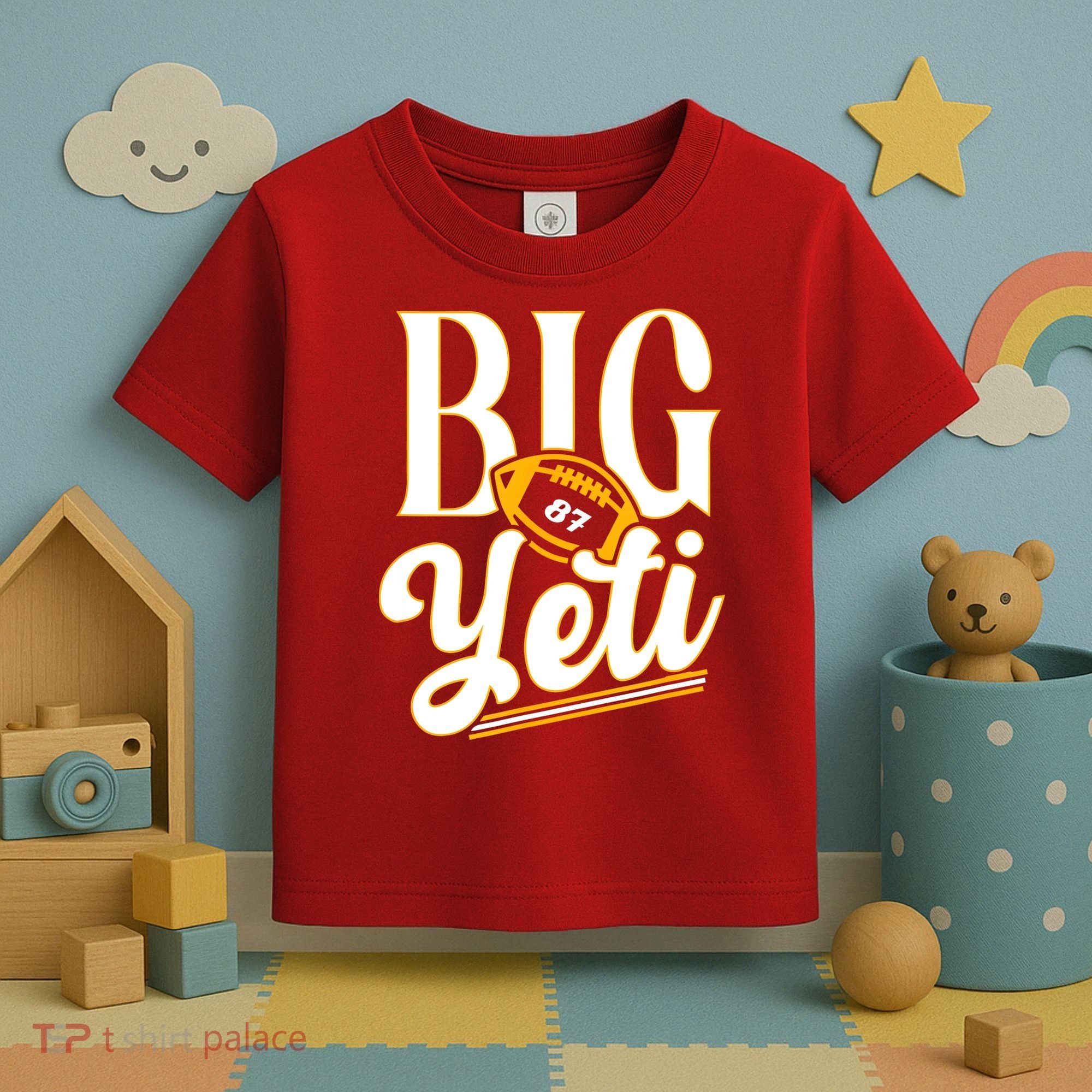 Big Yeti 87 Number Toddler T-Shirt