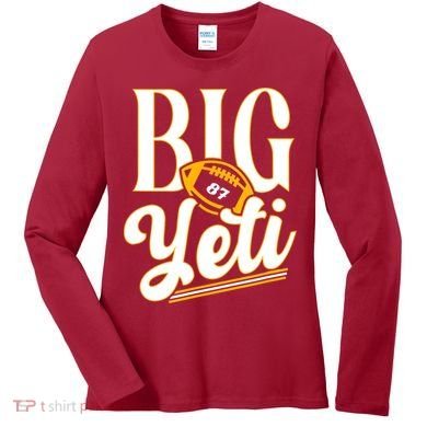 Big Yeti 87 Number Women's Long Sleeve Shirt
