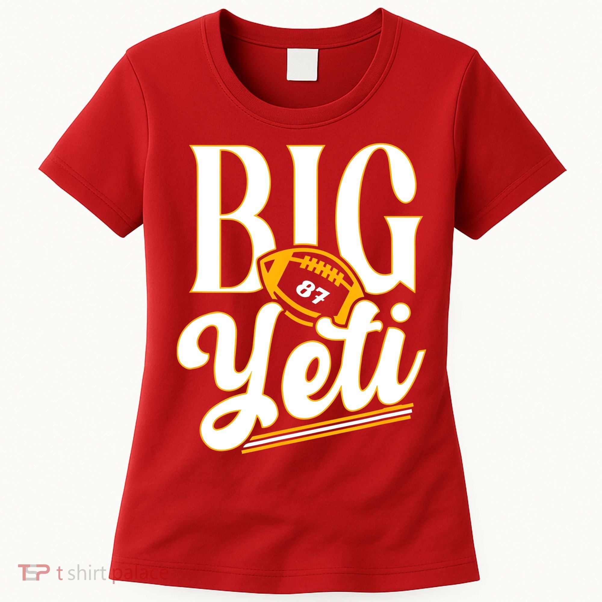 Big Yeti 87 Number Women's T-Shirt