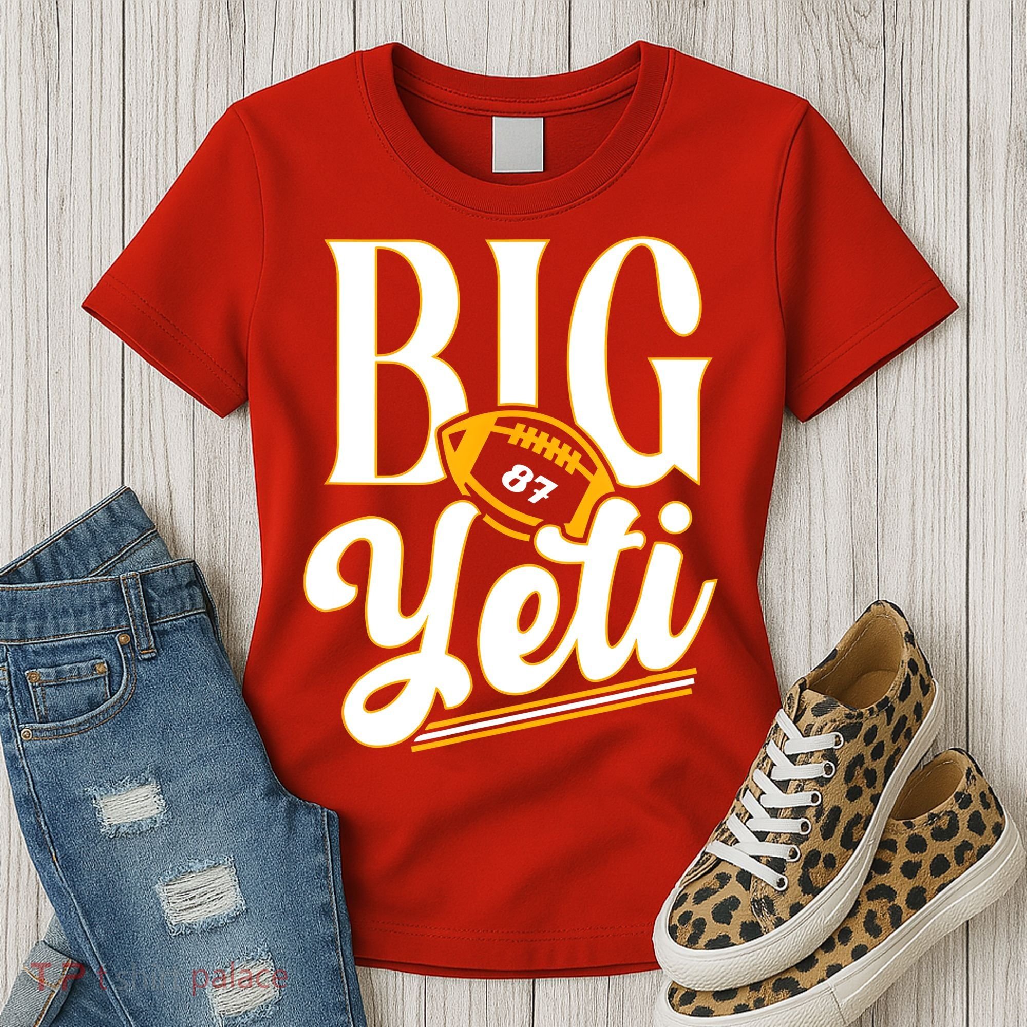 Big Yeti 87 Number Women's T-Shirt
