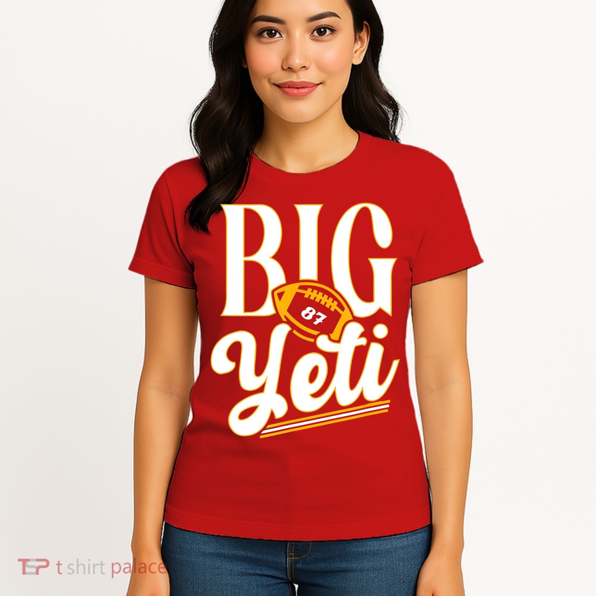 Big Yeti 87 Number Women's T-Shirt