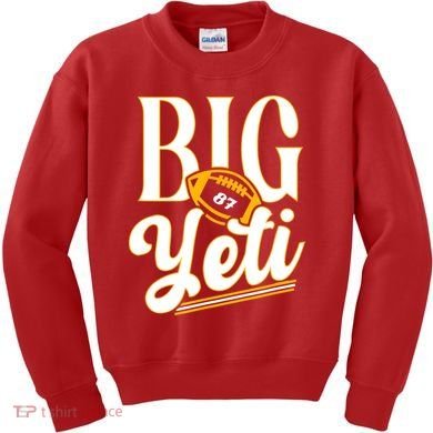 Big Yeti 87 Number Kids Sweatshirt