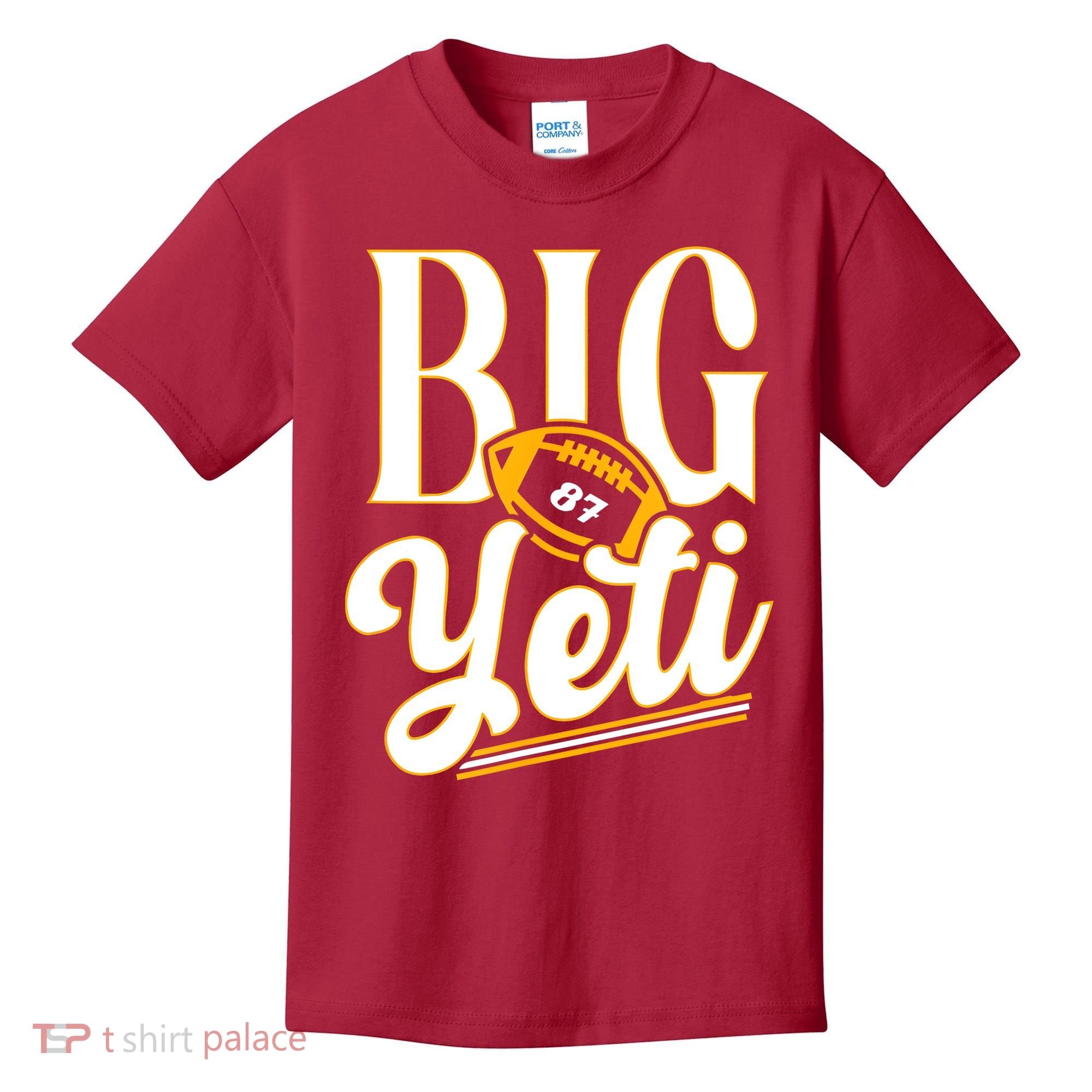 Big Yeti 87 Number Kids T-Shirt
