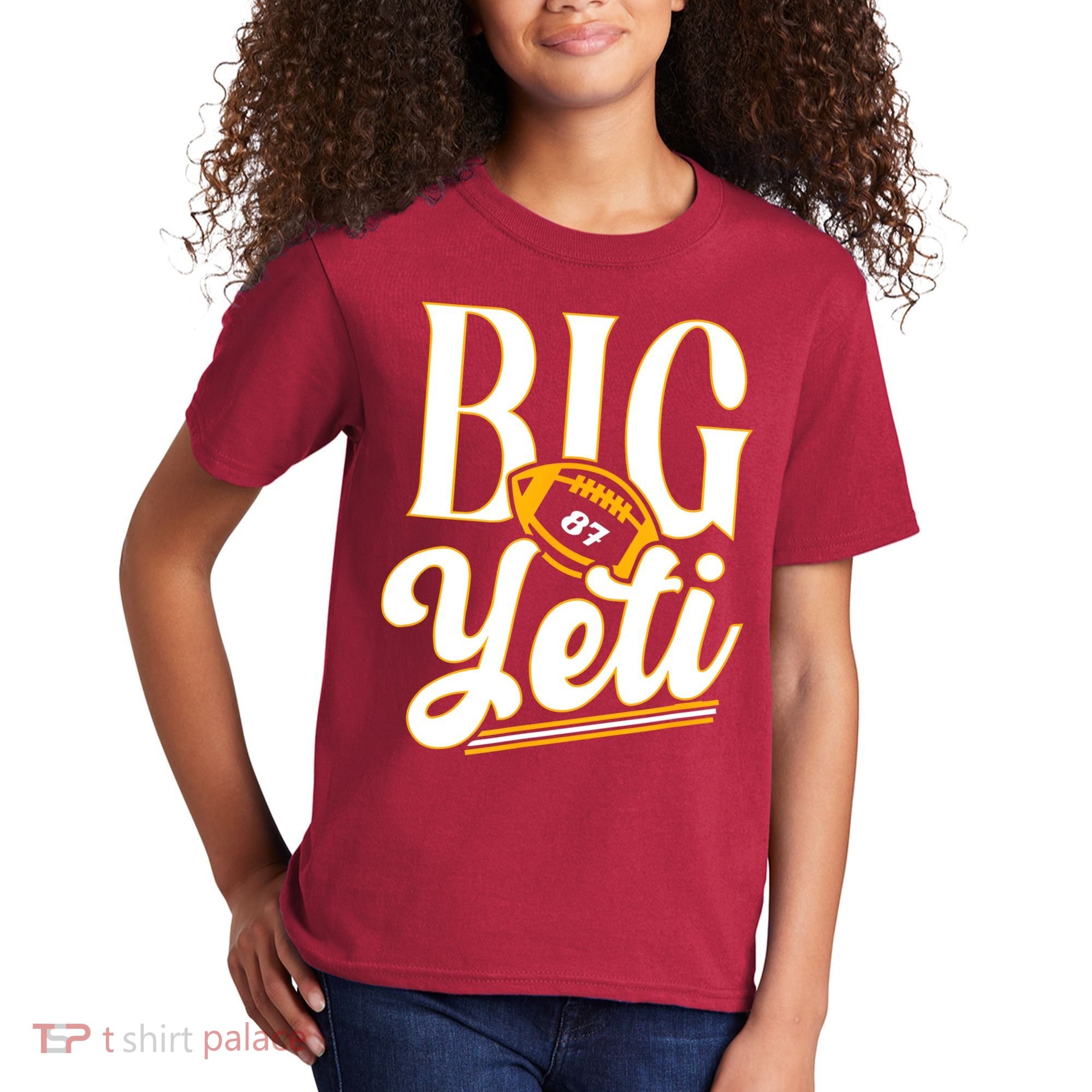 Big Yeti 87 Number Kids T-Shirt