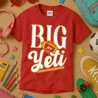 Big Yeti 87 Number Kids T-Shirt thumb 3