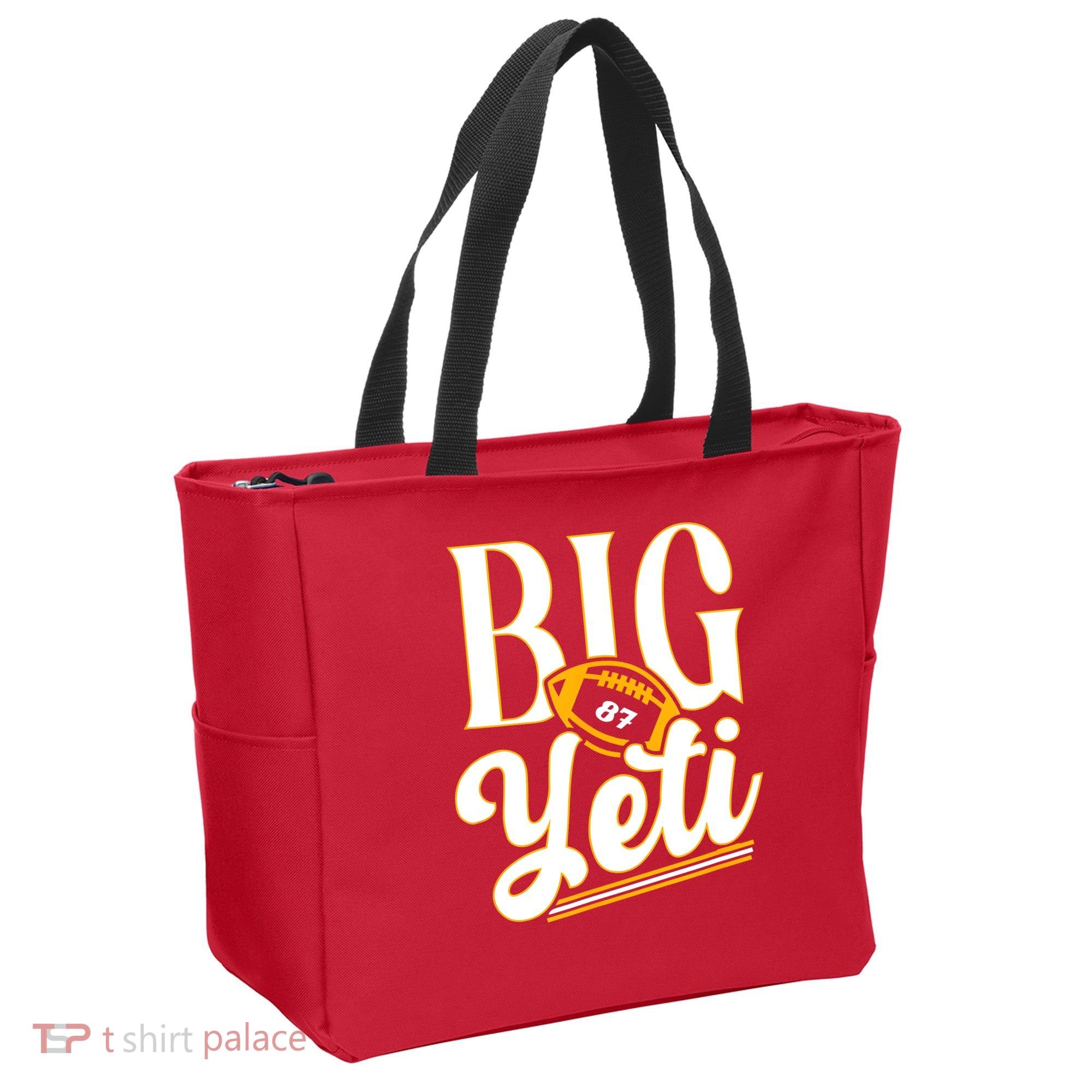 Big Yeti 87 Number Tote Bag