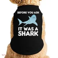 Before You Ask It Was A Shark Amputation Ampu Doggie Tank thumb 0