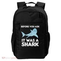 Before You Ask It Was A Shark Amputation Ampu Backpack thumb 0