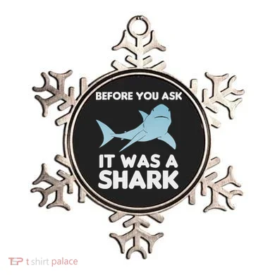 Before You Ask It Was A Shark Amputation Ampu Ornament