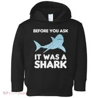 Before You Ask It Was A Shark Amputation Ampu Toddler Hoodie thumb 0