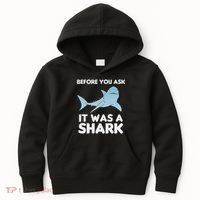 Before You Ask It Was A Shark Amputation Ampu Kids Hoodie thumb 0