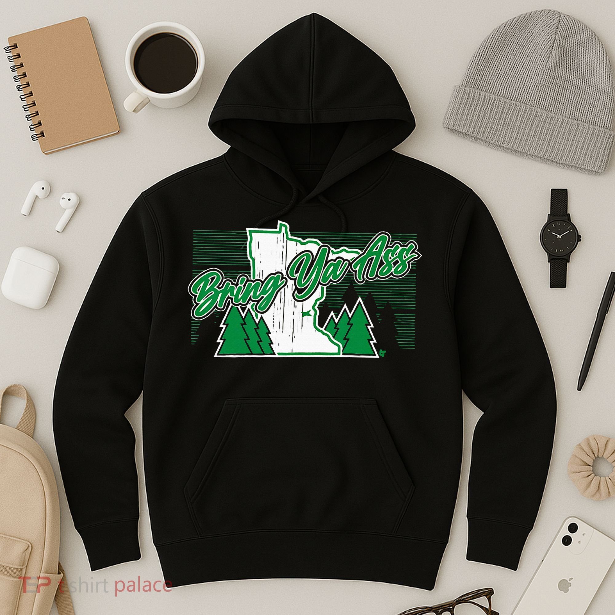 Bring Ya Ass Minnesota Basketball Hoodie