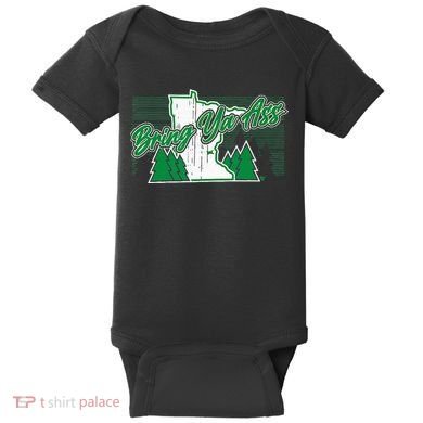 Bring Ya Ass Minnesota Basketball Baby Bodysuit