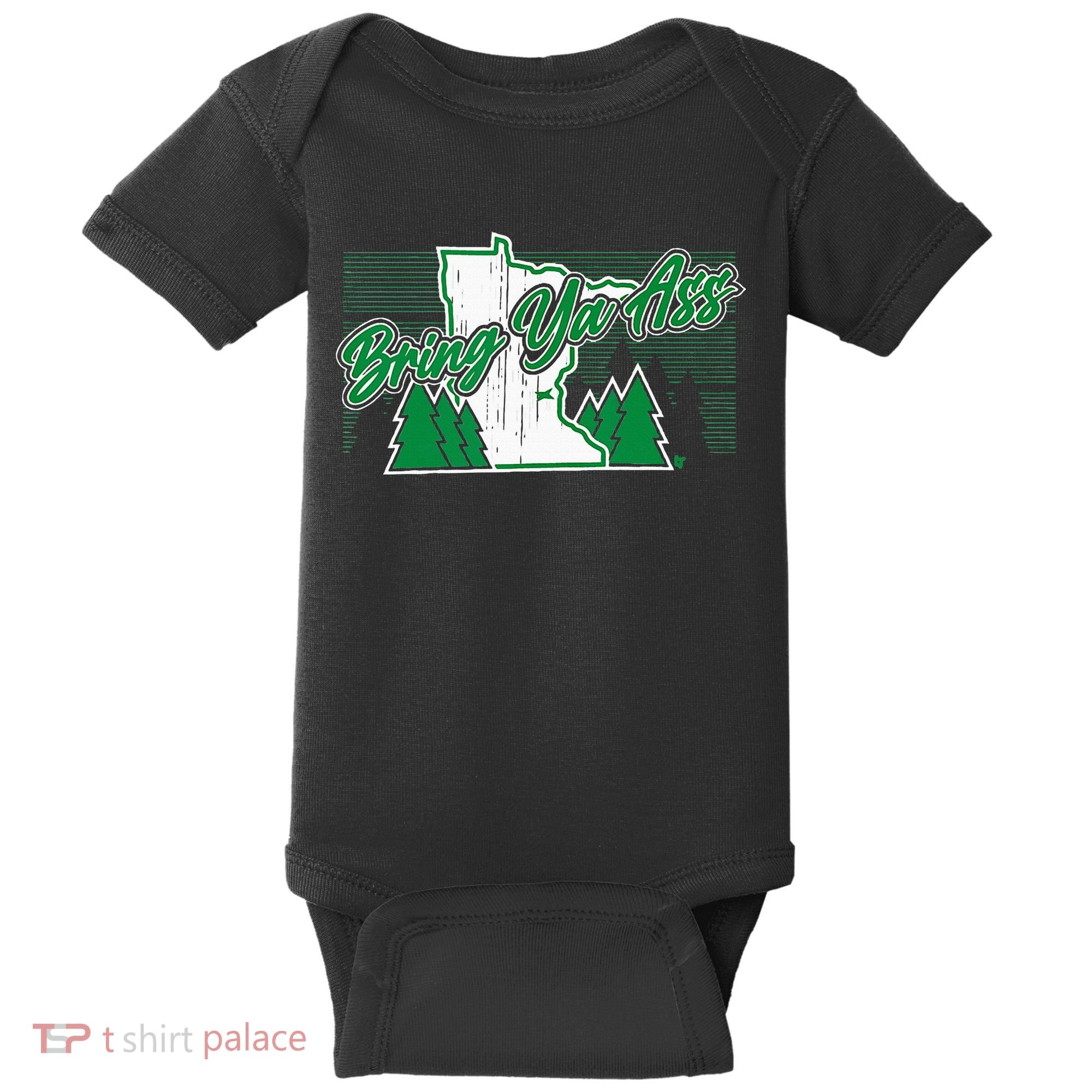 Bring Ya Ass Minnesota Basketball Baby Bodysuit