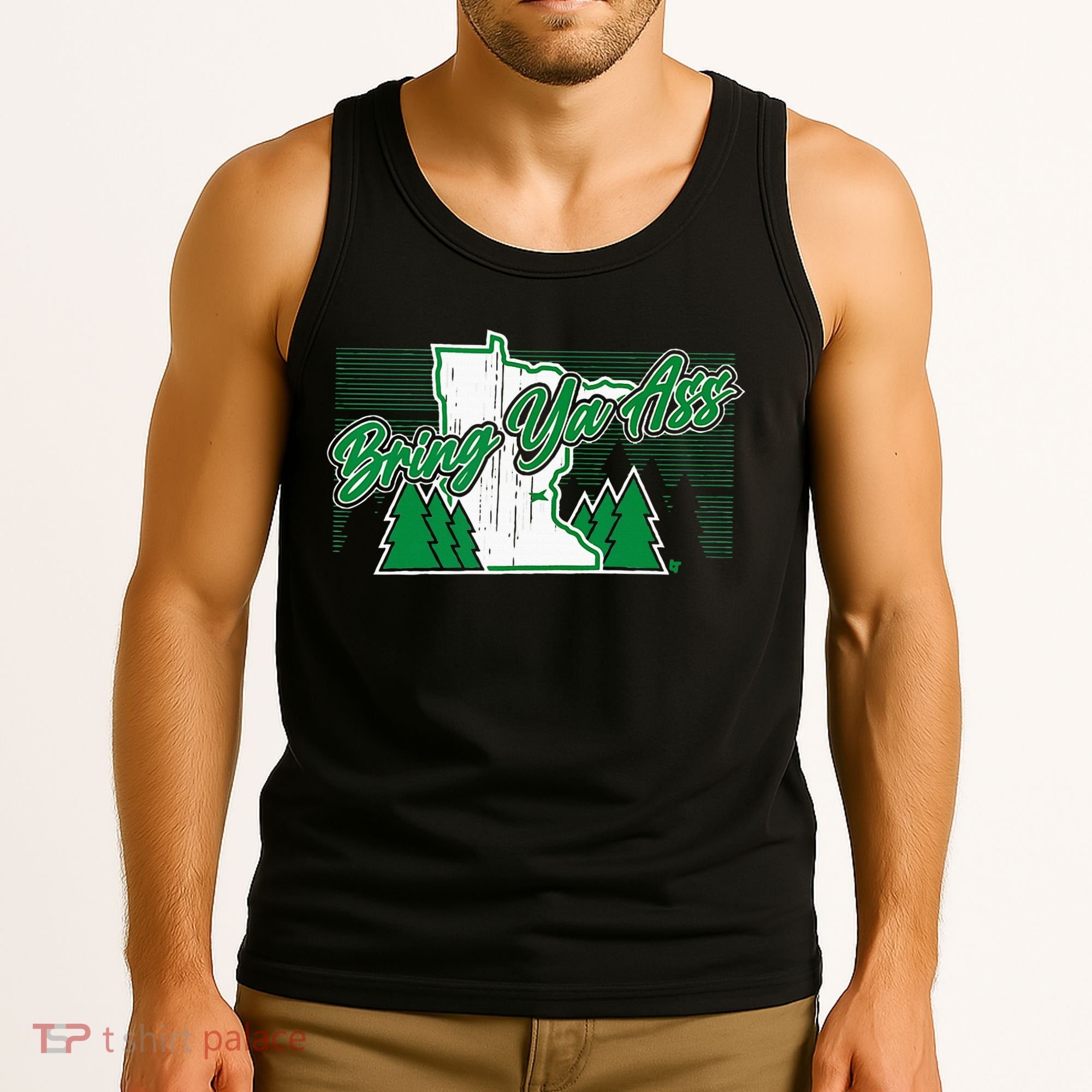 Bring Ya Ass Minnesota Basketball Tank Top
