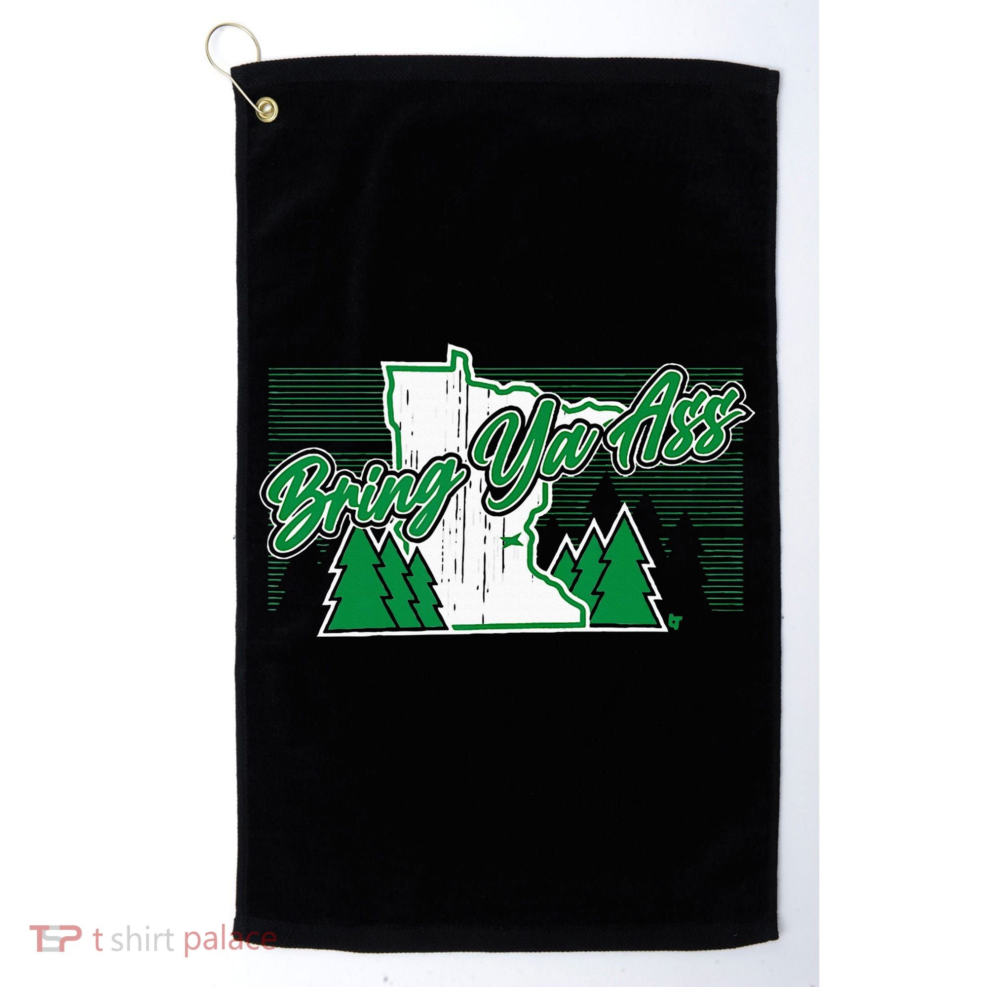 Bring Ya Ass Minnesota Basketball Golf Towel
