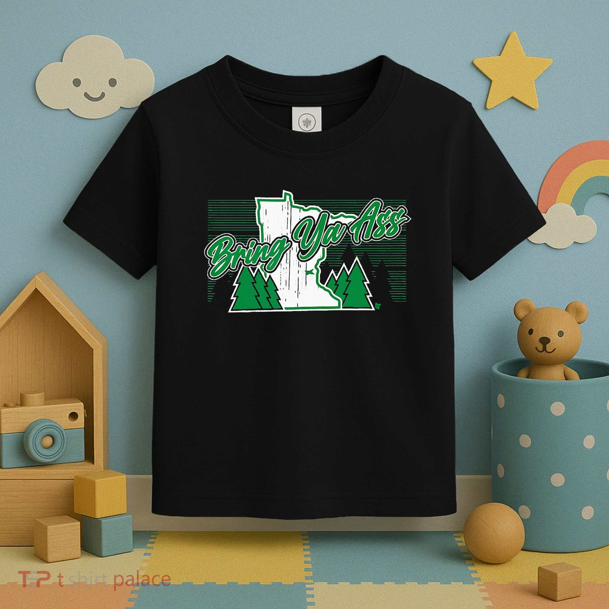 Bring Ya Ass Minnesota Basketball Toddler T-Shirt