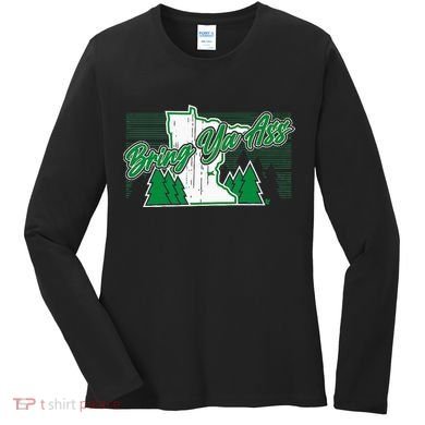 Bring Ya Ass Minnesota Basketball Women's Long Sleeve Shirt