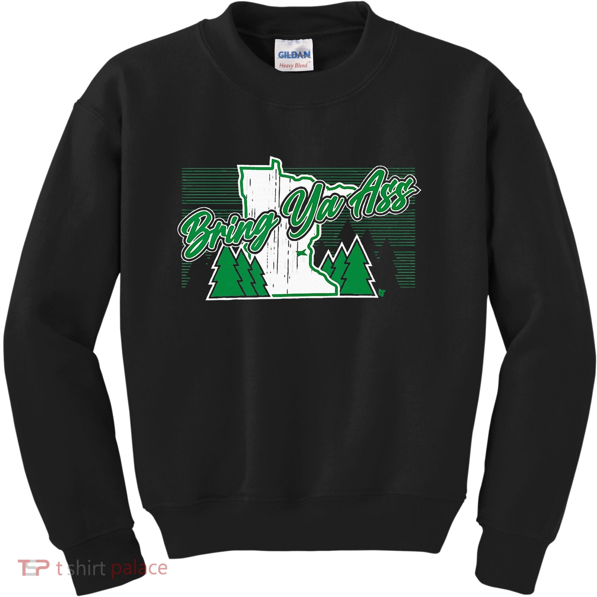 Bring Ya Ass Minnesota Basketball Kids Sweatshirt