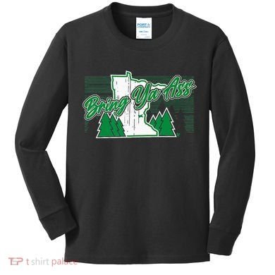 Bring Ya Ass Minnesota Basketball Kids Long Sleeve Shirt