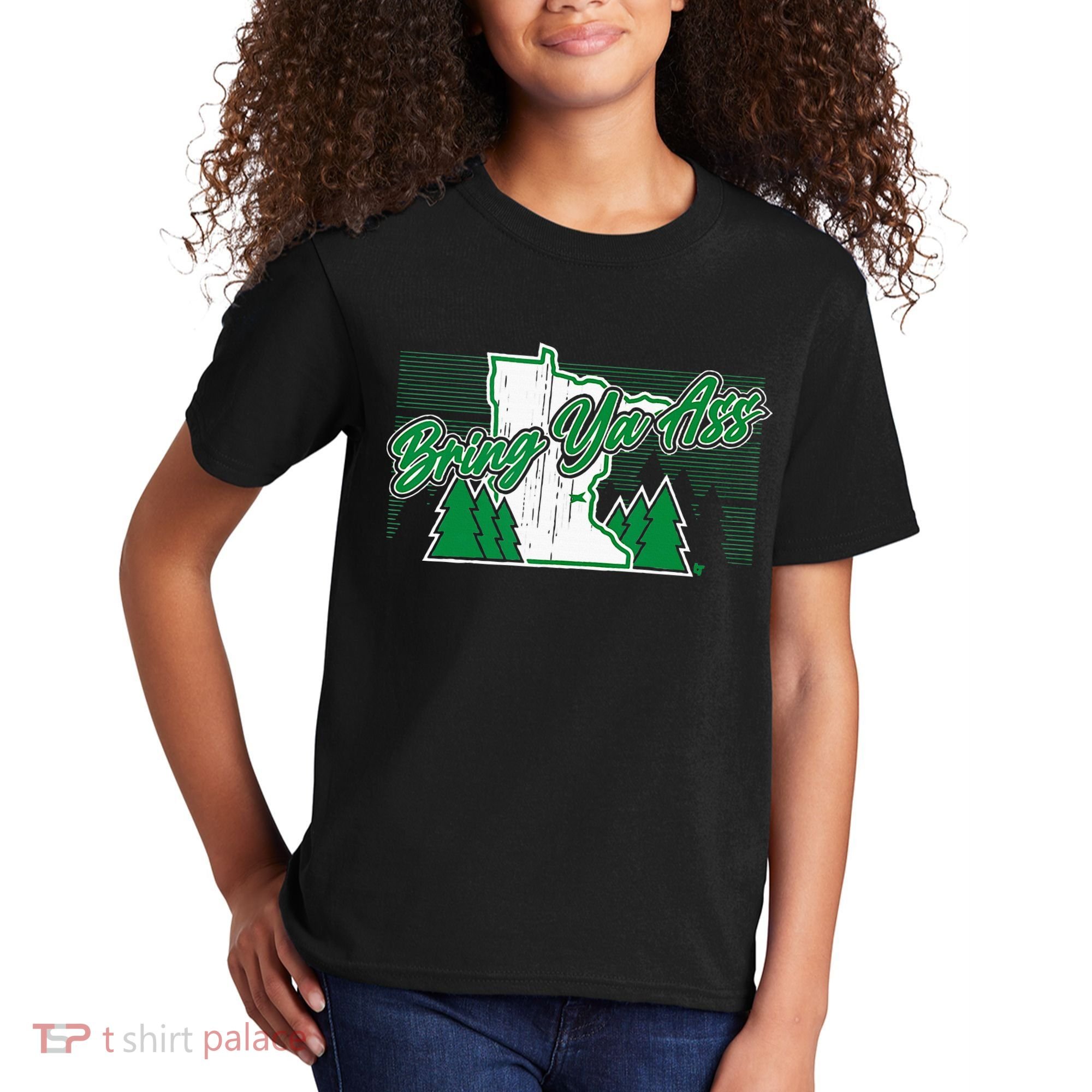 Bring Ya Ass Minnesota Basketball Kids T-Shirt