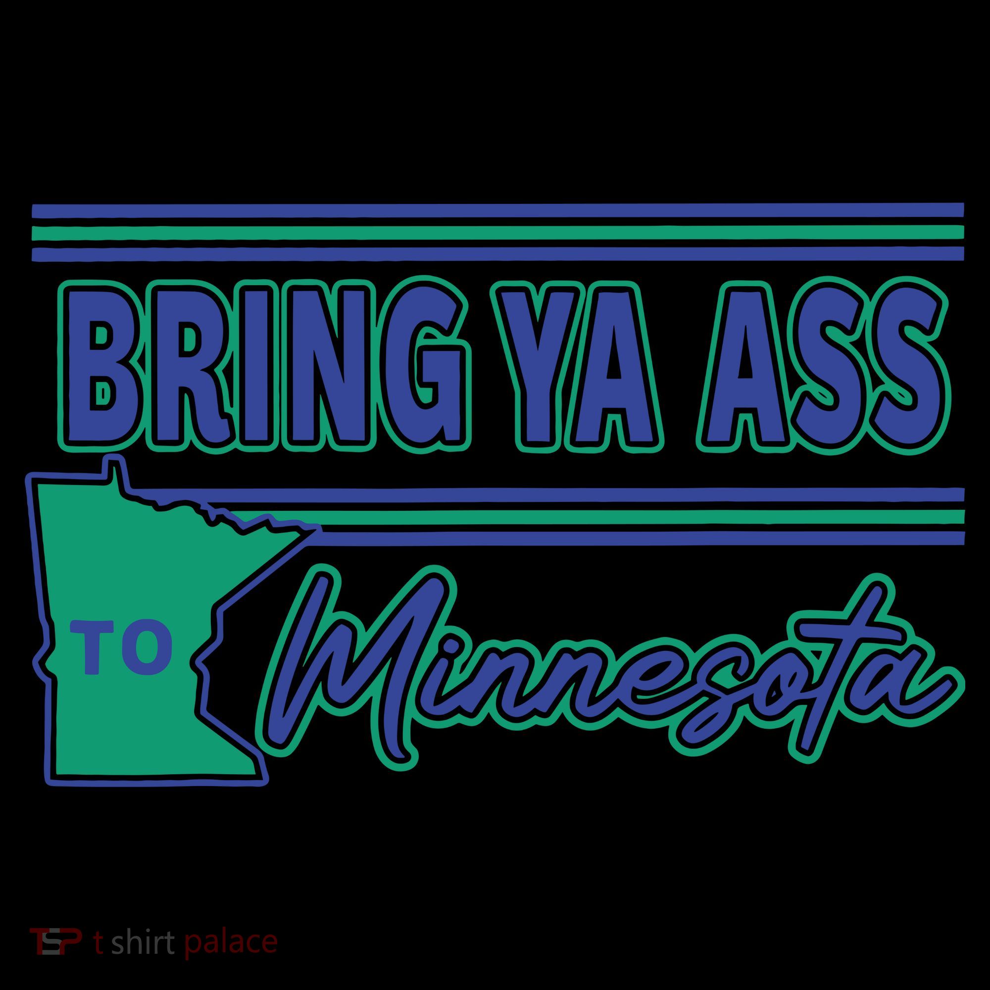 Bring Ya Ass To Minnesota Toddler Hoodie