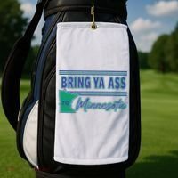Bring Ya Ass To Minnesota Golf Towel thumb 2