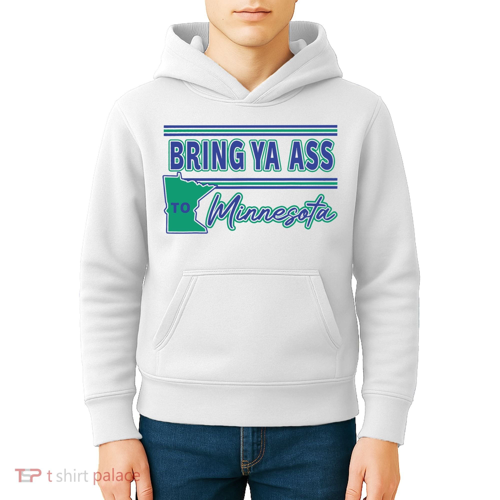 Bring Ya Ass To Minnesota Kids Hoodie