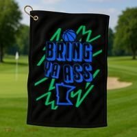 Bring Ya Ass To Minnesota Golf Towel thumb 1