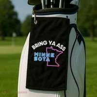 Bring Ya Ass To Minnesota Golf Towel thumb 2