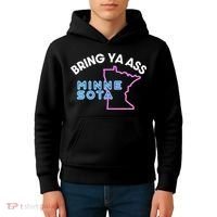 Bring Ya Ass To Minnesota Kids Hoodie thumb 4