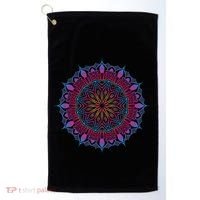 Boho Yoga Art Spiritual Meditation Golf Towel thumb 0