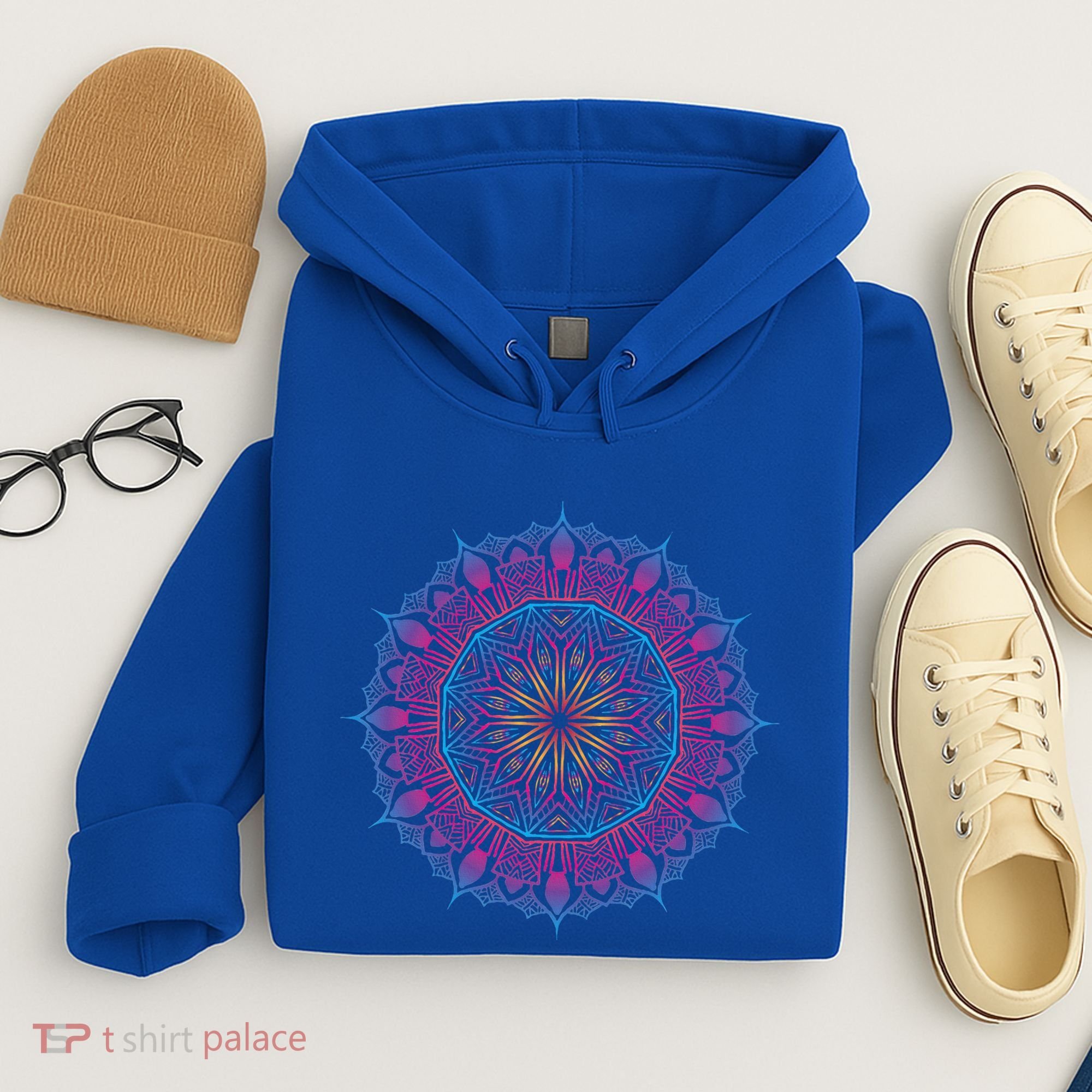 Boho Yoga Art Spiritual Meditation Hoodie