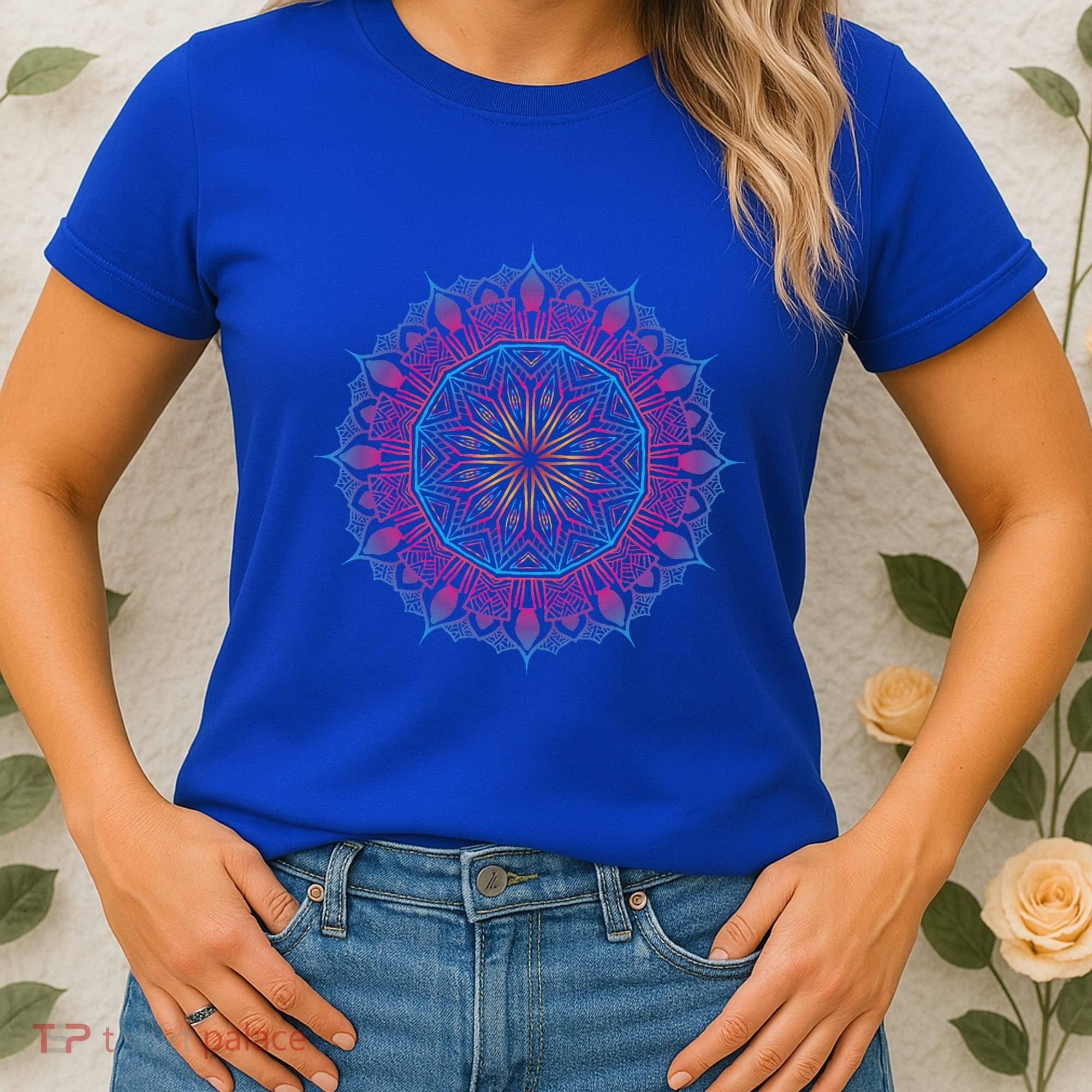 Boho Yoga Art Spiritual Meditation Women's T-Shirt
