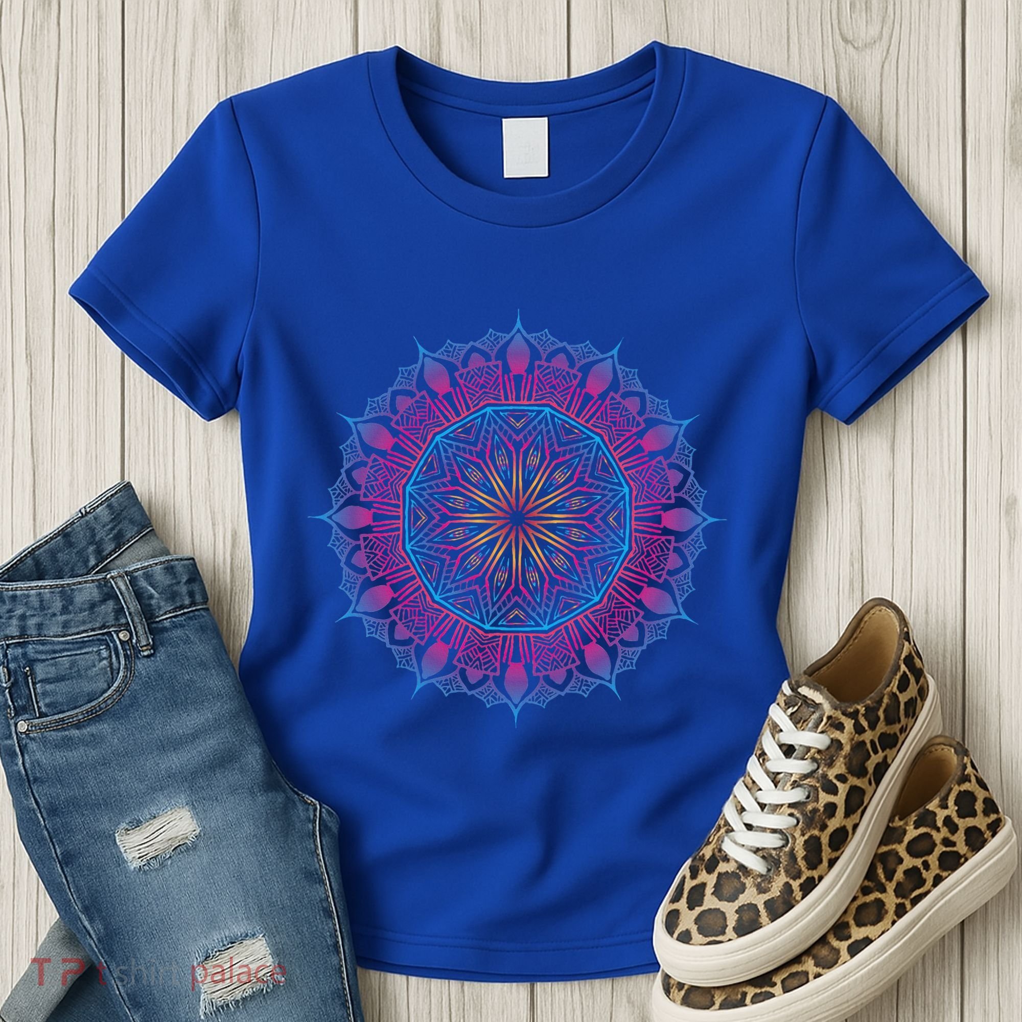 Boho Yoga Art Spiritual Meditation Women's T-Shirt