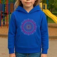 Boho Yoga Art Spiritual Meditation Kids Hoodie thumb 3