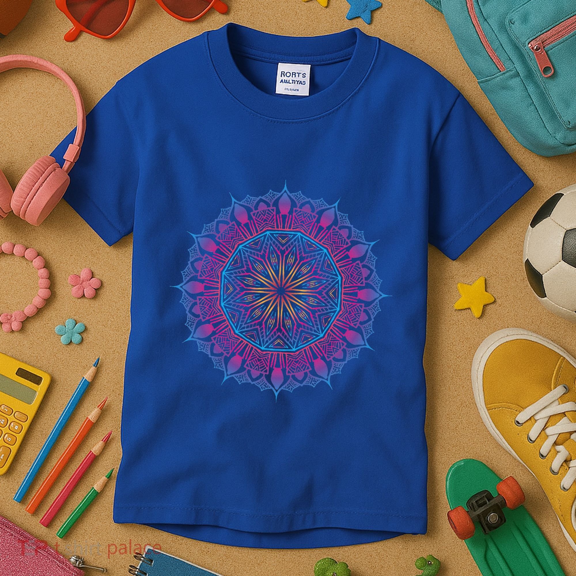 Boho Yoga Art Spiritual Meditation Kids T-Shirt