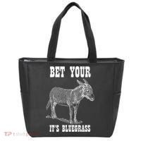 Bet Your Ass ItS Bluegrass Music Tote Bag thumb 0