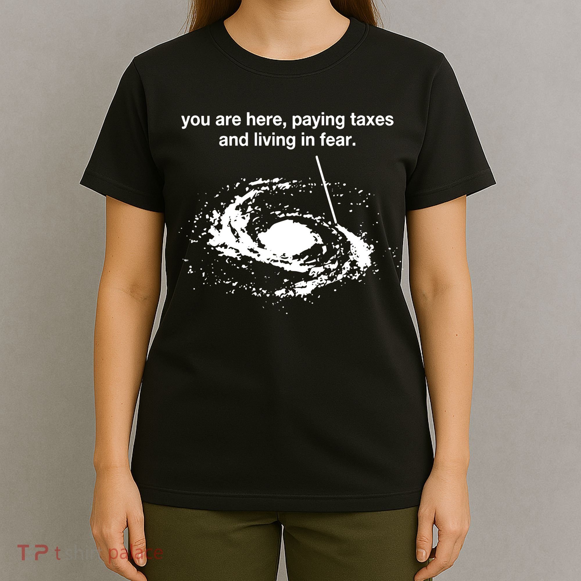 Bricksnpapers You Are Here Paying Taxes And Living In Fear T-Shirt