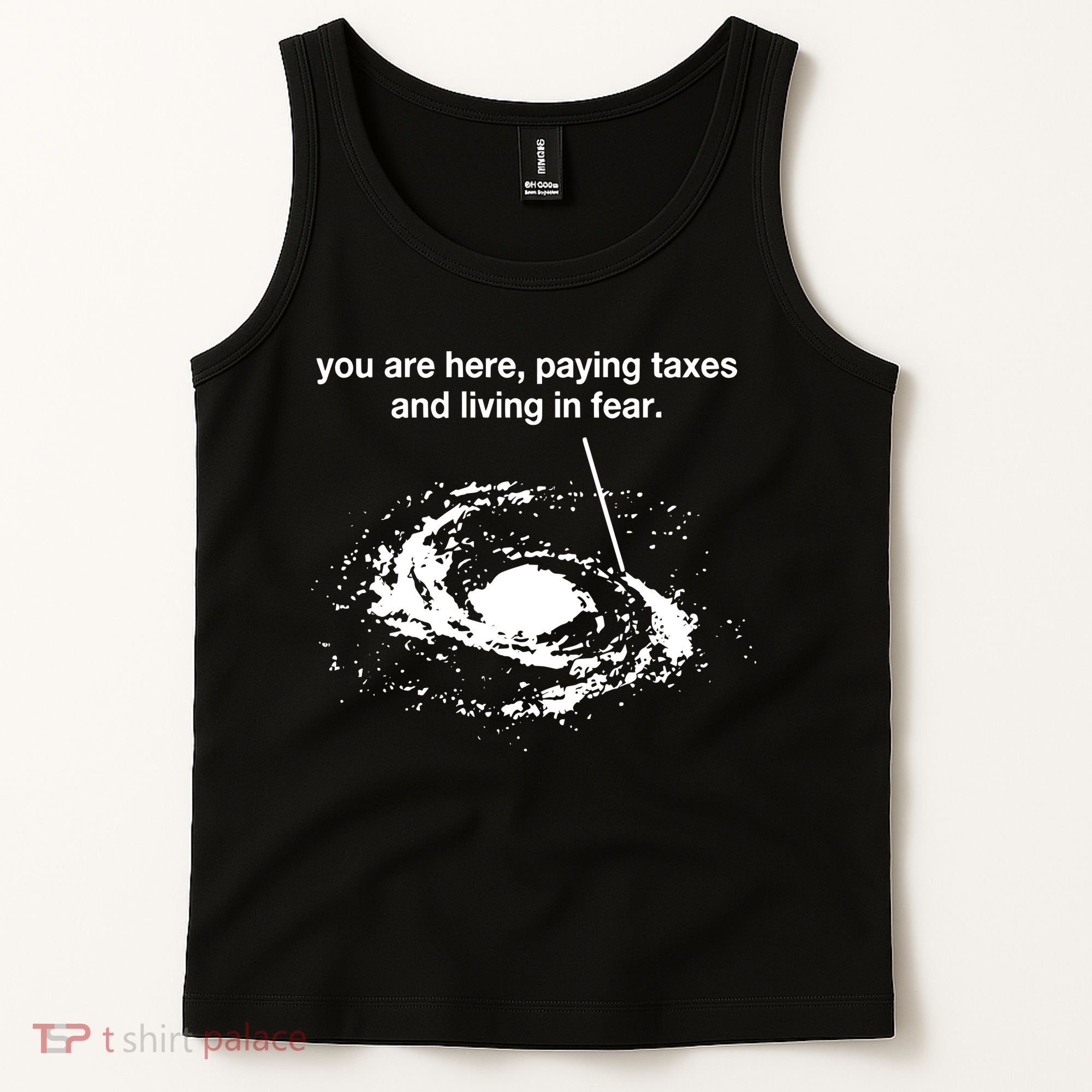 Bricksnpapers You Are Here Paying Taxes And Living In Fear Tank Top