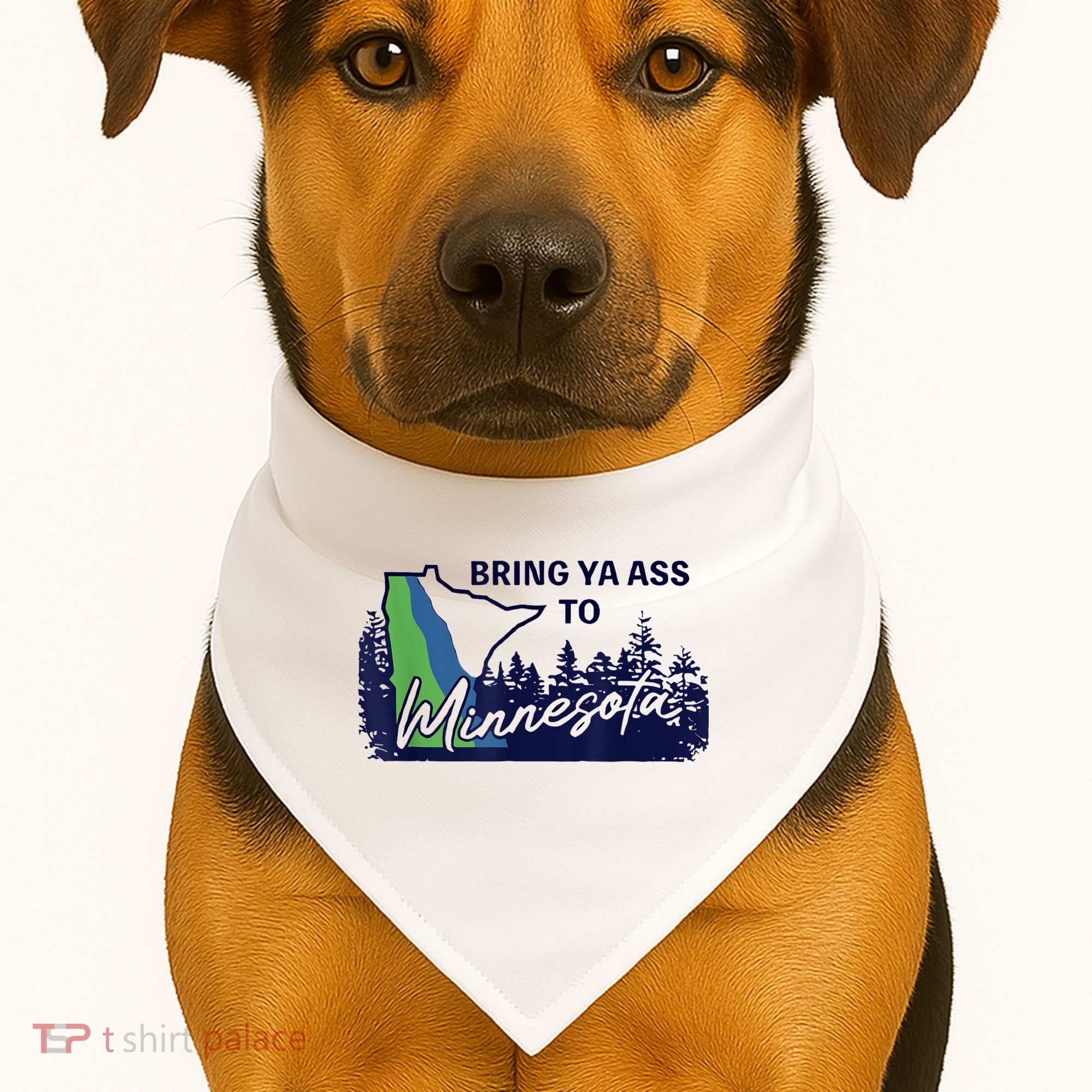 Bring Ya Ass To Minnesota USA-Made Doggie Bandana