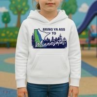 Bring Ya Ass To Minnesota Kids Hoodie thumb 3