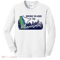 Bring Ya Ass To Minnesota Kids Long Sleeve Shirt thumb 0