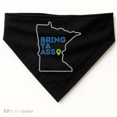 Bring Ya Ass To Minnesota Mn USA-Made Doggie Bandana