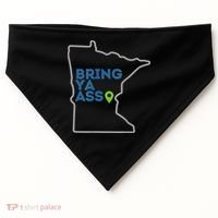 Bring Ya Ass To Minnesota Mn USA-Made Doggie Bandana thumb 0