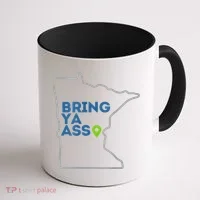 Bring Ya Ass To Minnesota Mn Coffee Mug thumb 1